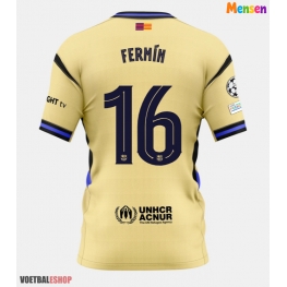 Barcelona Fermin Lopez #16 Uit tenue 2025-26 Korte Mouw